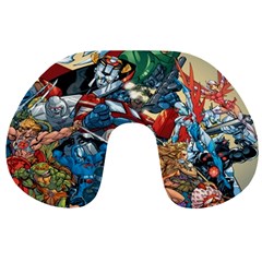 80 s Cartoons Cartoon Masters Of The Universe Travel Neck Pillow by Salman4z