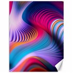 Colorful 3d Waves Creative Wave Waves Wavy Background Texture Canvas 12  x 16  11.86 x15.41  Canvas - 1