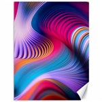 Colorful 3d Waves Creative Wave Waves Wavy Background Texture Canvas 36  x 48  35.26 x46.15  Canvas - 1