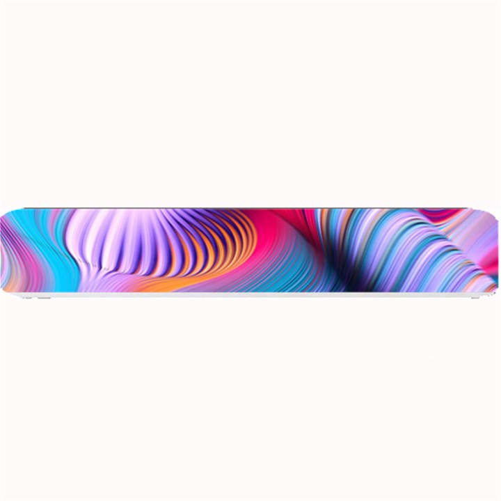 Colorful 3d Waves Creative Wave Waves Wavy Background Texture Small Bar Mat