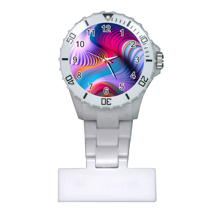 Colorful 3d Waves Creative Wave Waves Wavy Background Texture Plastic Nurses Watch