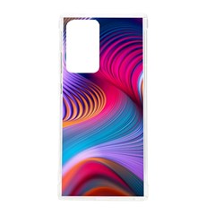 Colorful 3d Waves Creative Wave Waves Wavy Background Texture Samsung Galaxy Note 20 Ultra TPU UV Case