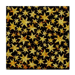 Shiny Glitter Stars Tile Coaster