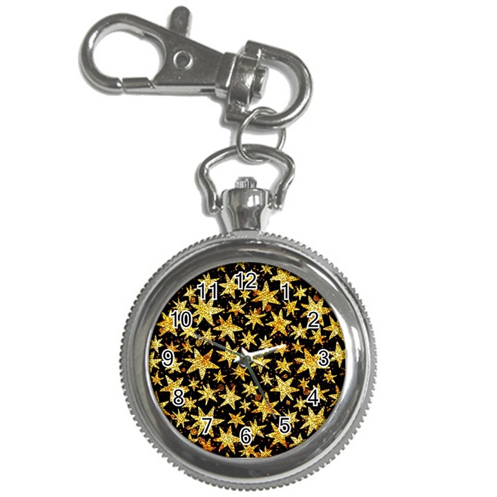 Shiny Glitter Stars Key Chain Watches