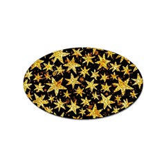 Shiny Glitter Stars Sticker Oval (100 Pack) by Salman4z