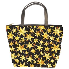 Shiny Glitter Stars Bucket Bag by Salman4z