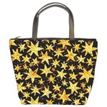 Shiny Glitter Stars Bucket Bag Front