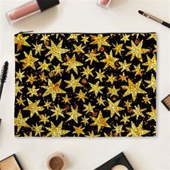 Shiny Glitter Stars Cosmetic Bag (xl)