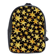 Shiny Glitter Stars School Bag (large) by Salman4z