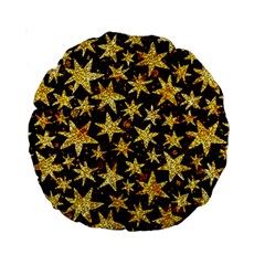 Shiny Glitter Stars Standard 15  Premium Round Cushions