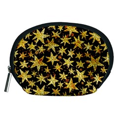 Shiny Glitter Stars Accessory Pouch (medium) by Salman4z