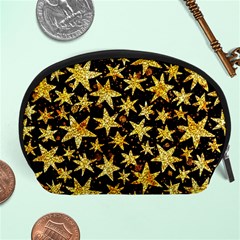 Shiny Glitter Stars Accessory Pouch (large) by Salman4z