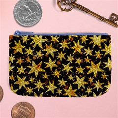 Shiny Glitter Stars Large Coin Purse by Salman4z