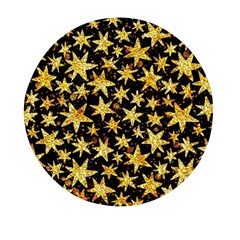 Shiny Glitter Stars Mini Round Pill Box by Salman4z