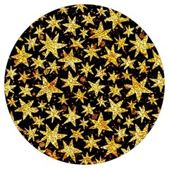 Shiny Glitter Stars Round Trivet by Salman4z