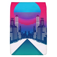 Retro Cityscape Artist Artwork Digital Art Removable Flap Cover (s) by Salman4z