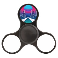 Retro Cityscape Artist Artwork Digital Art Finger Spinner by Salman4z