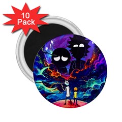 Rick And Morty In Outer Space 2 25  Magnets (10 Pack)  by Salman4z