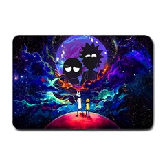 Rick And Morty In Outer Space Small Doormat by Salman4z