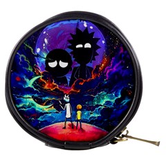 Rick And Morty In Outer Space Mini Makeup Bag by Salman4z