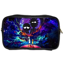 Rick And Morty In Outer Space Toiletries Bag (one Side) by Salman4z