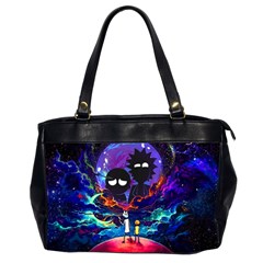 Rick And Morty In Outer Space Oversize Office Handbag (2 Sides) by Salman4z