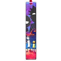 Rick And Morty In Outer Space Large Book Marks by Salman4z