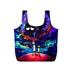 Rick And Morty In Outer Space Full Print Recycle Bag (s) by Salman4z