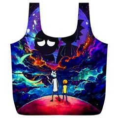 Rick And Morty In Outer Space Full Print Recycle Bag (xxl) by Salman4z