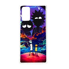 Rick And Morty In Outer Space Samsung Galaxy Note 20 Tpu Uv Case by Salman4z