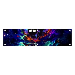 Rick And Morty In Outer Space Banner And Sign 4  X 1  by Salman4z