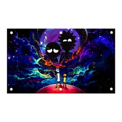 Rick And Morty In Outer Space Banner And Sign 5  X 3  by Salman4z