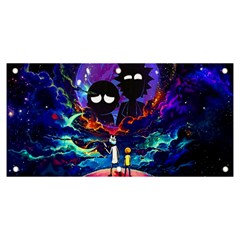 Rick And Morty In Outer Space Banner And Sign 6  X 3  by Salman4z