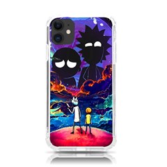 Rick And Morty In Outer Space Iphone 11 Tpu Uv Print Case by Salman4z