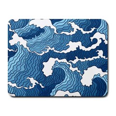 Waves Aesthetics Illustration Japanese Small Mousepad