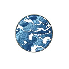 Waves Aesthetics Illustration Japanese Hat Clip Ball Marker (10 Pack) by Salman4z