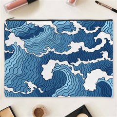 Waves Aesthetics Illustration Japanese Cosmetic Bag (XXXL)