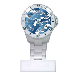 Waves Aesthetics Illustration Japanese Plastic Nurses Watch