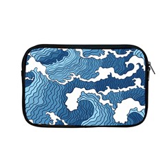 Waves Aesthetics Illustration Japanese Apple Macbook Pro 13  Zipper Case by Salman4z