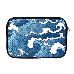 Waves Aesthetics Illustration Japanese Apple MacBook Pro 17  Zipper Case