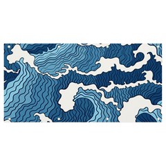 Waves Aesthetics Illustration Japanese Banner And Sign 8  X 4  by Salman4z