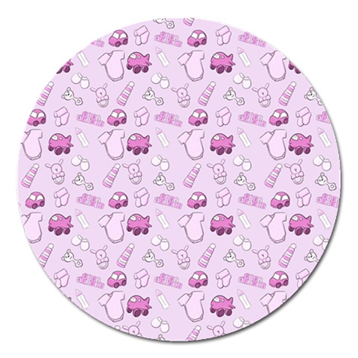 Baby Toys Magnet 5  (Round)