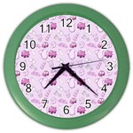 Baby Toys Color Wall Clock Front