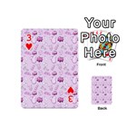 Baby Toys Playing Cards 54 Designs (Mini) Front - Heart3