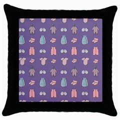 Baby Clothes Throw Pillow Case (Black)