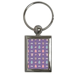 Baby Clothes Key Chain (Rectangle)