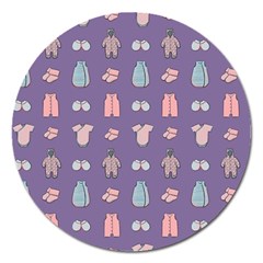 Baby Clothes Magnet 5  (Round)