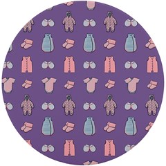 Baby Clothes UV Print Round Tile Coaster