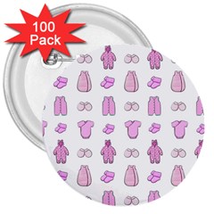 Kid’s Clothes 3  Buttons (100 Pack)  by SychEva