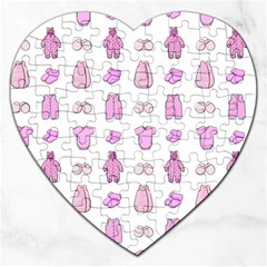 Kid’s Clothes Jigsaw Puzzle (heart) by SychEva